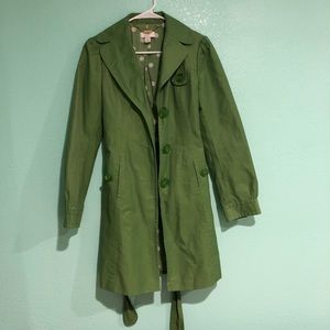Ann Taylor Loft Green Coat